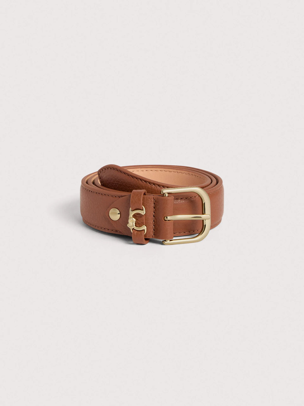 Coccinelle Metal loop brown