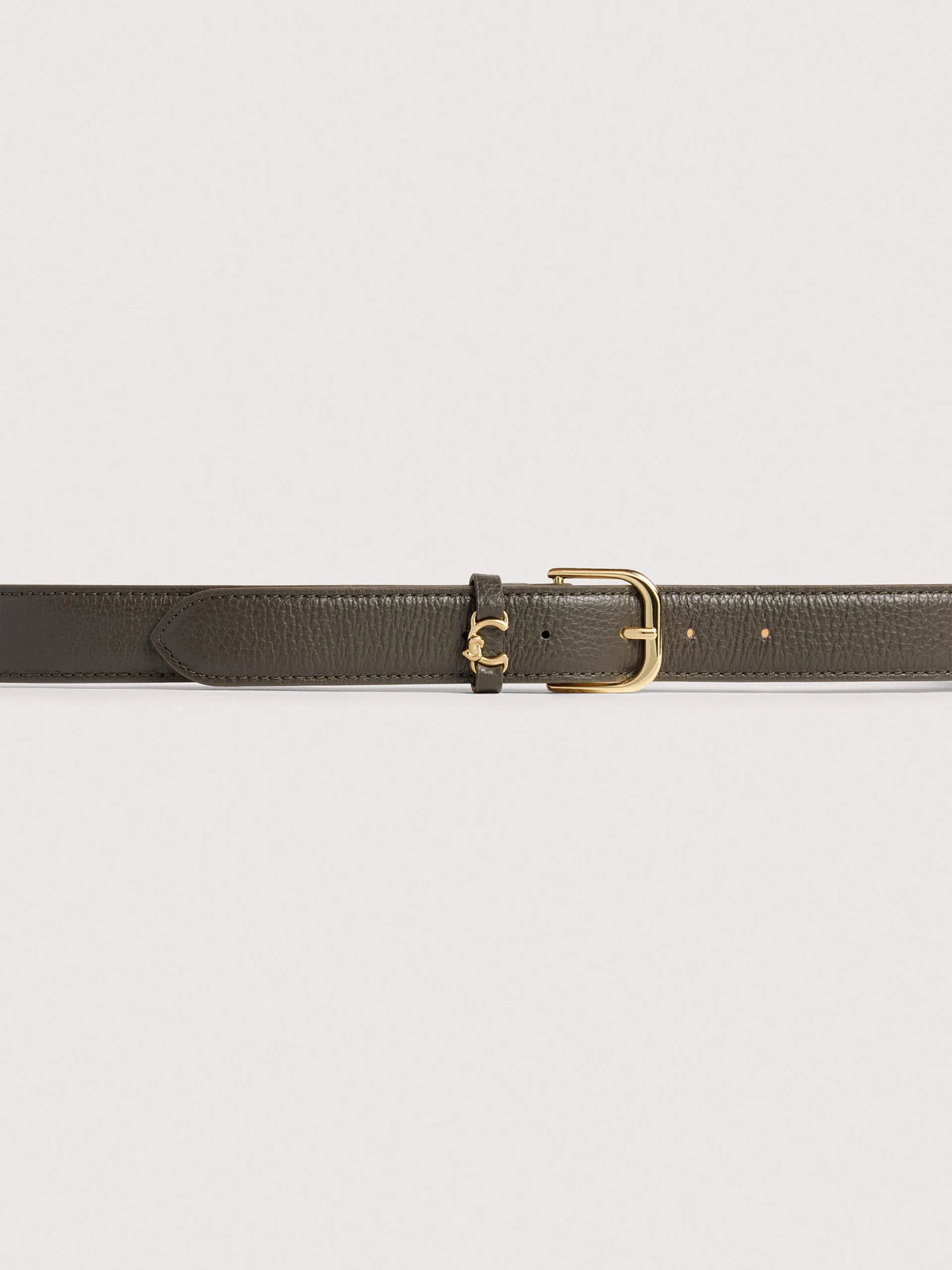 Coccinelle Metal loop brown