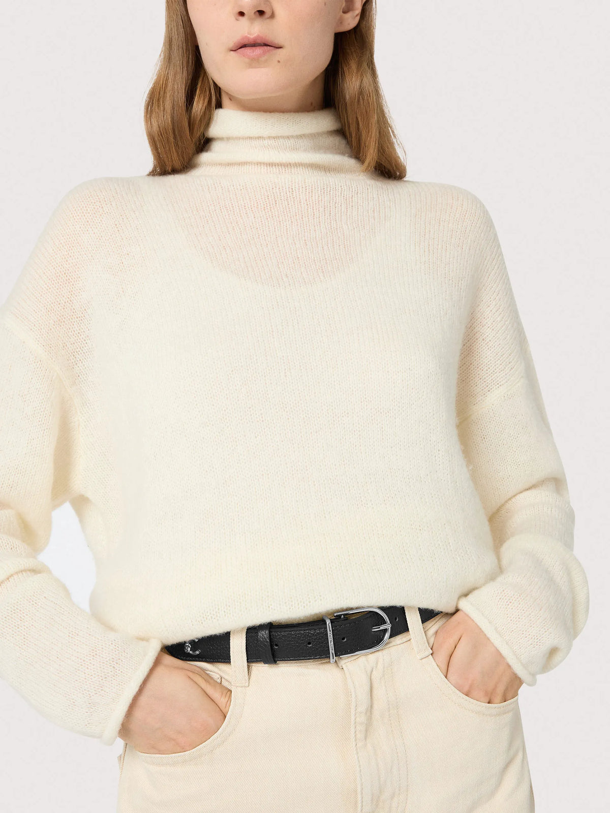 Coccinelle Slim Buckle noir