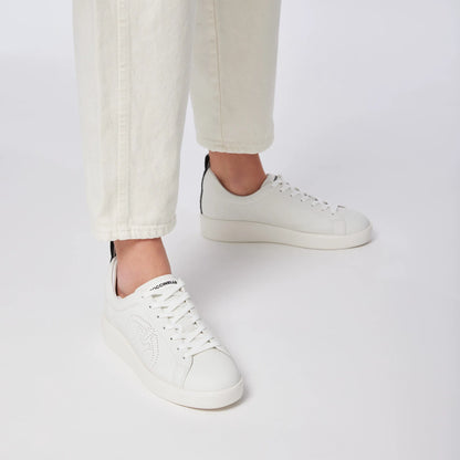 Coccinelle Monogram Perforee Sneakers white