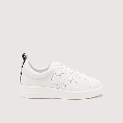 Coccinelle Monogram Perforee Sneakers white