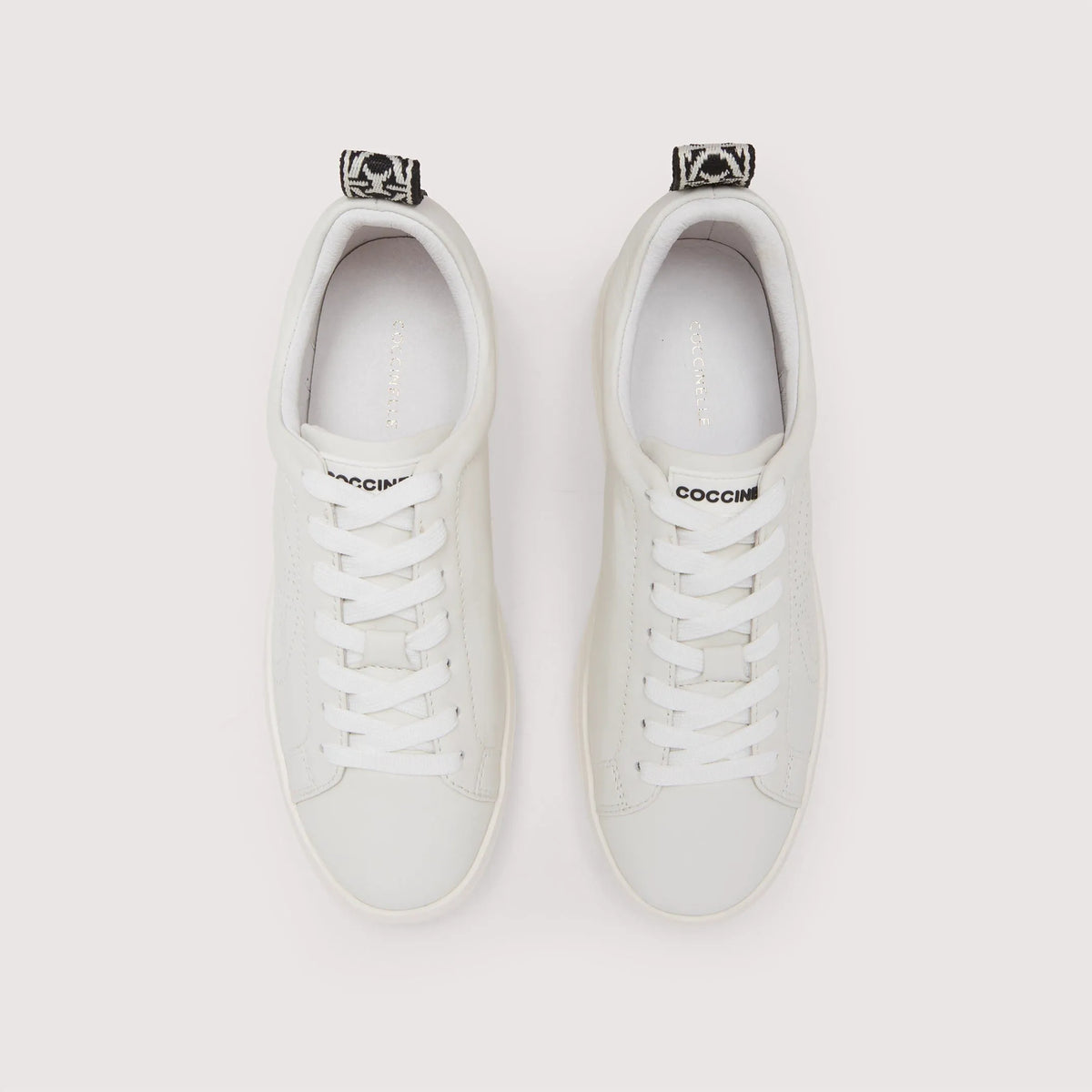 Coccinelle Monogram Perforee Sneakers white