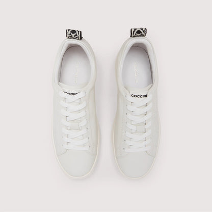 Coccinelle Monogram Perforee Sneakers white