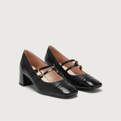Coccinelle Magalù Shiny Brogue noir