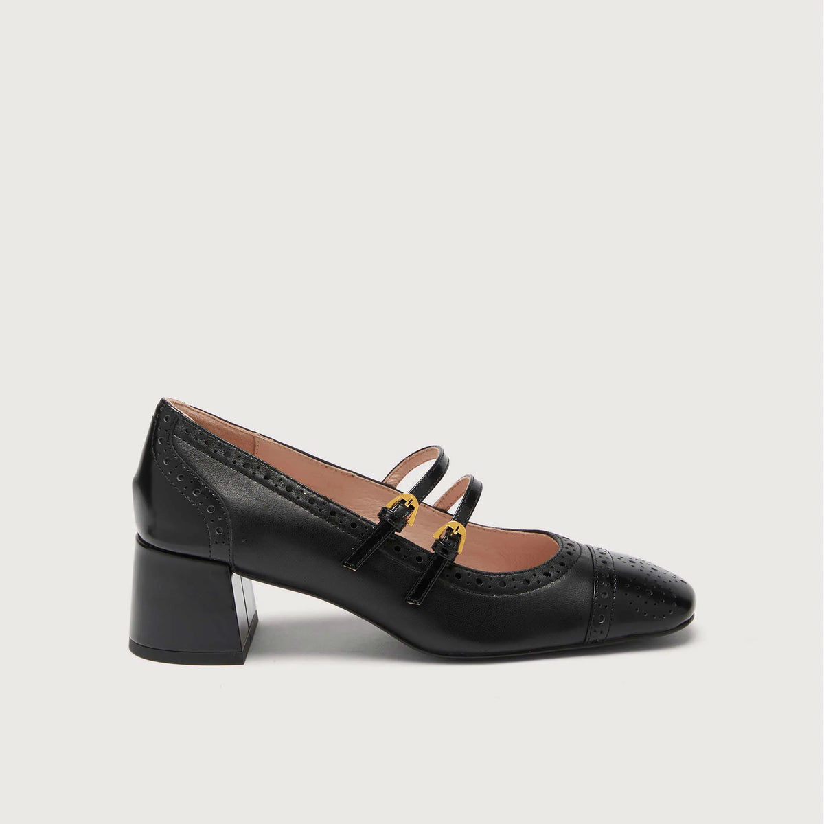 Coccinelle Magalù Shiny Brogue noir