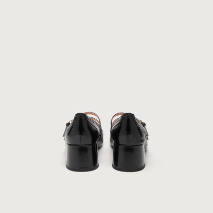 Coccinelle Magalù Shiny Brogue noir