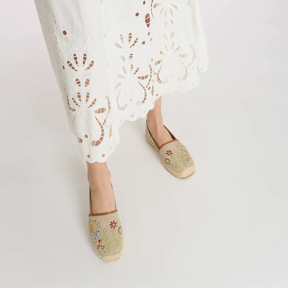 Coccinelle Praia Lencos embroidery multicolor
