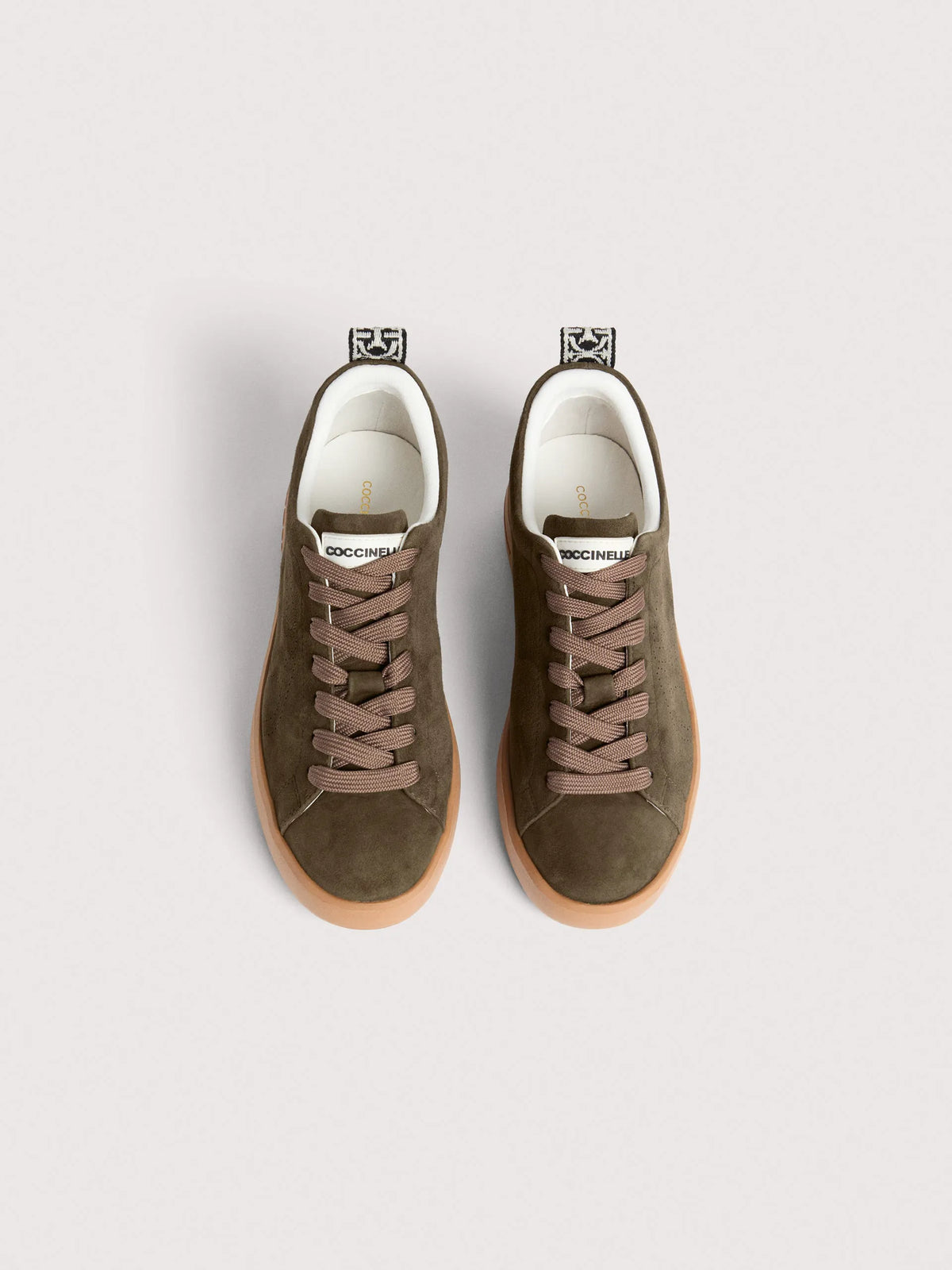 Coccinelle Monogram perforee grey